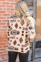 Load image into Gallery viewer, Western Tribal Sherpa Pullover
