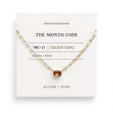 Load image into Gallery viewer, The Month Code Birthstone Necklace Collection