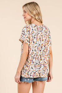 Floral Short Sleeve Tee