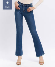 Load image into Gallery viewer, Vervet Plus Mid Rise Seamless Bootcut Jeans