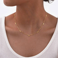 Load image into Gallery viewer, 18K STAINLESS STEEL TARNISH FREE BOW NECKLACE