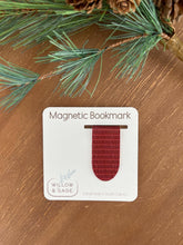 Load image into Gallery viewer, Red Magnetic Bookmark