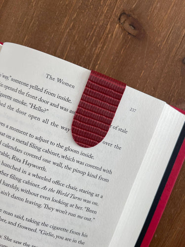 Red Magnetic Bookmark