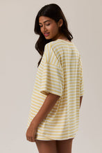 Load image into Gallery viewer, Yellow Stripe T-Shirt Top