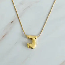 Load image into Gallery viewer, Balloon Letter Initial Necklace