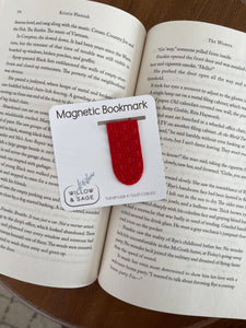 Red Magnetic Bookmark