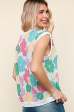 Load image into Gallery viewer, Floral Print Dolman Tank