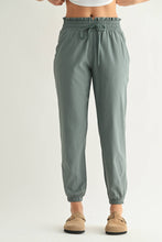 Load image into Gallery viewer, Blue Green Cuffed Essential Highwaist Joggers
