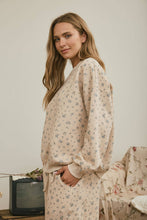 Load image into Gallery viewer, Khaki Ditsy Floral Boxy Sweatshirt