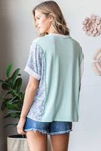 Load image into Gallery viewer, Mint Color Block Top