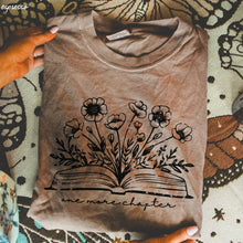 Load image into Gallery viewer, One More Chapter Floral Book Tee