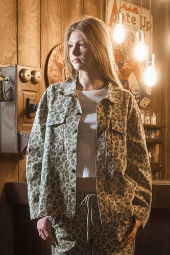 Brown Leopard Shacket