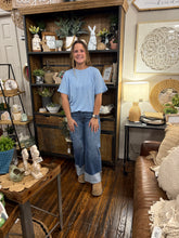 Load image into Gallery viewer, Lt Blue Urban Ribbed Top
