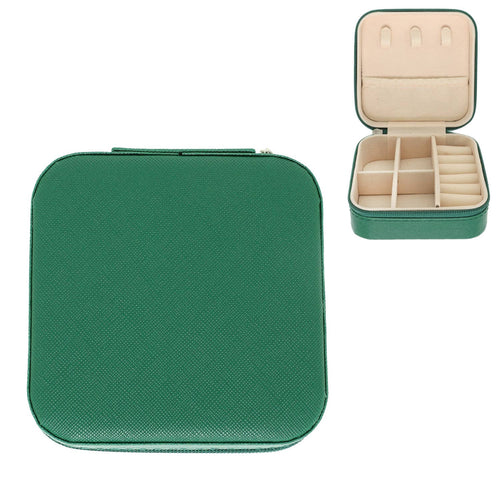 Green Travel Jewelry Box