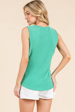 Load image into Gallery viewer, Green Ribbed Tank