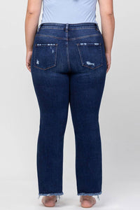 Plus Vervet High Rise Hem Kick Flare Jeans