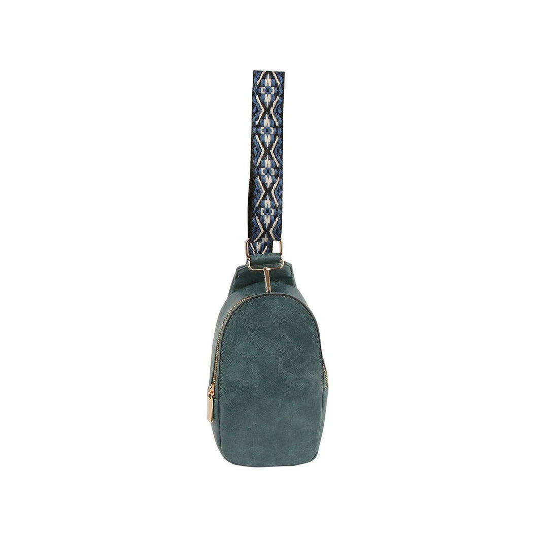 Nina Sling Bag With Guitar Strap: Dark Denim