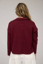 Load image into Gallery viewer, Burgundy Exposed Seam Top