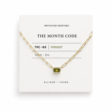 Load image into Gallery viewer, The Month Code Birthstone Necklace Collection