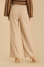 Load image into Gallery viewer, Khaki High Waist Pleated Dress Pant