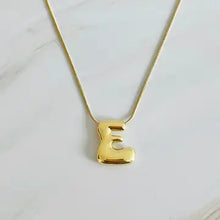 Load image into Gallery viewer, Balloon Letter Initial Necklace
