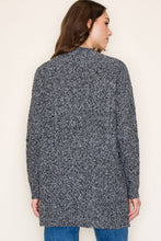 Load image into Gallery viewer, Dark Charcoal Cable Cardigan