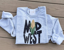 Load image into Gallery viewer, Midwest Corn on The Cob Crewneck Sweatshirt