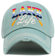 Load image into Gallery viewer, &quot;Lake Life&quot; Vintage Washed Baseball Cap