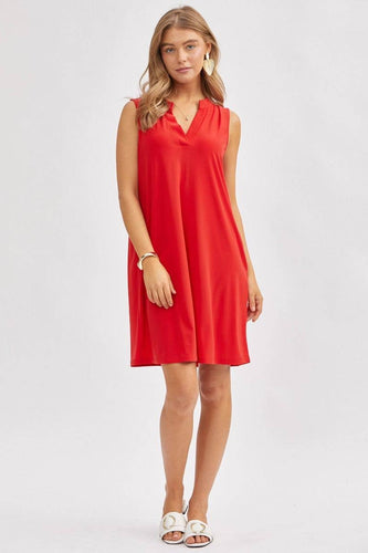 Red Swing Dress