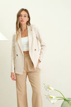 Load image into Gallery viewer, Khaki Double Breasted Blazer