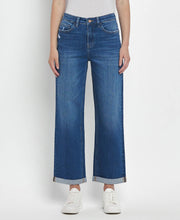 Load image into Gallery viewer, Vervet High Rise Cuffed Baggy Straight Jeans