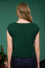 Load image into Gallery viewer, Green Sweater Vest w/Side Tie
