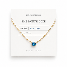 Load image into Gallery viewer, The Month Code Birthstone Necklace Collection
