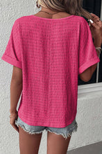 Load image into Gallery viewer, Bright Pink V-Neck Top