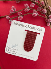 Load image into Gallery viewer, Red Magnetic Bookmark