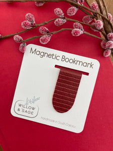 Red Magnetic Bookmark