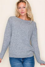 Load image into Gallery viewer, Heather Gray Light Weight Sweater