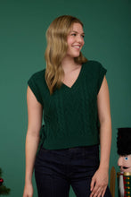 Load image into Gallery viewer, Green Sweater Vest w/Side Tie