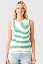 Load image into Gallery viewer, Green Sweet Stripe Tank