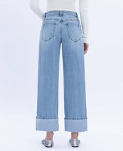 Load image into Gallery viewer, Vervet Super High Rise Cuffed Baggy Straight Leg