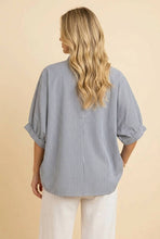 Load image into Gallery viewer, Pinstripe V-Neck Top