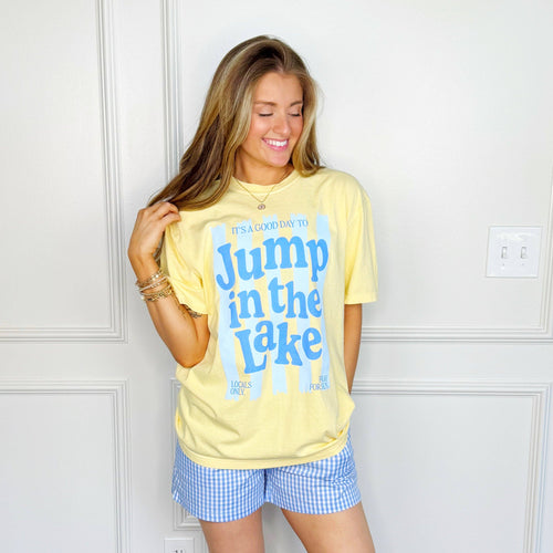 Jump in Lake Graphic Tee
