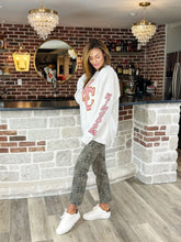Load image into Gallery viewer, Checkered KC Football Sweatshirt