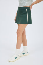 Load image into Gallery viewer, Green High Waist Tennis Skirt w/Shorts