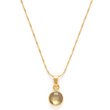 Load image into Gallery viewer, 14K Gold Plated Birthstone Necklace