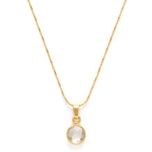 Load image into Gallery viewer, 14K Gold Plated Birthstone Necklace