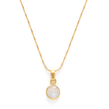 Load image into Gallery viewer, 14K Gold Plated Birthstone Necklace