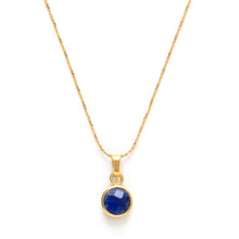 Load image into Gallery viewer, 14K Gold Plated Birthstone Necklace