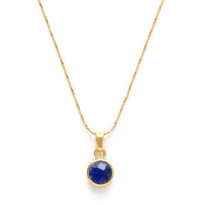 14K Gold Plated Birthstone Necklace
