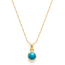 Load image into Gallery viewer, 14K Gold Plated Birthstone Necklace